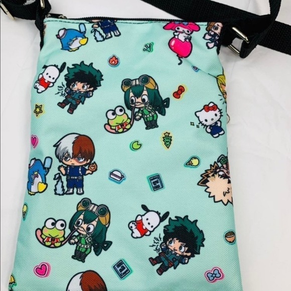My Hero Academia X Hello Kitty And Friends Passport Crossbody Bag - Picture 4 of 11